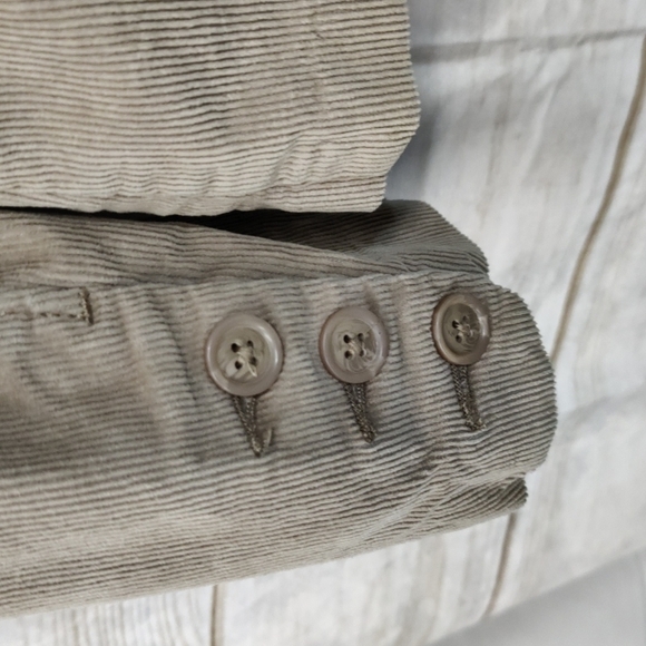 ST. John's Bay Tan Corduroy Jacket Size XL, w/Stretch - Picture 12 of 16